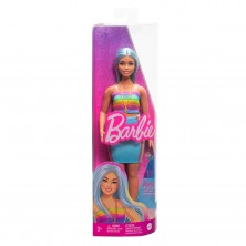 Muñeca Barbie Fashionista Pelo Azul