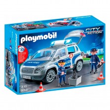 Playmobil Coche Policía Todoterreno con Luz 9053