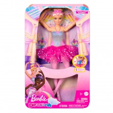 Barbie Bailarina con Tutú Rosa e Iluminación Mágica