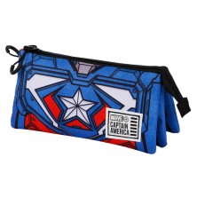 Estuche Triple Capitán América