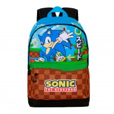 Mochila Juvenil Sonic 31 x 44 cm