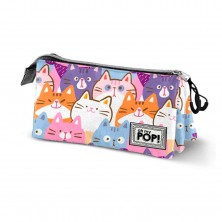 Estuche Triple Gatitos