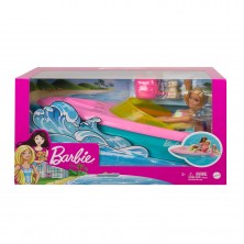 Lancha con Muñeca Barbie