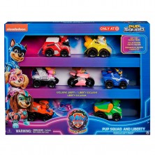 Pack 7 Mini Vehículos Patrulla Canina