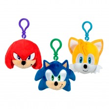 Llavero Peluche Cara Sonic Surtido