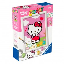 Pinta con Números Hello Kitty