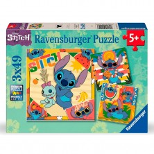 Puzle 3x49 Piezas Stitch