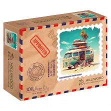 Puzle Madera Caravana Costa Brava