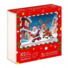 Puzle Madera Papá Noel y Reno 50 Piezas