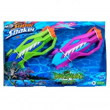 Pack 2 Pistolas Super Soaker Dinosquad