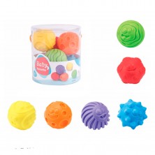 Barril con 6 Mini Pelotas Sensoriales