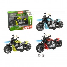 Moto Custom con Luz y Sonido 25 cm