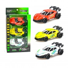 Pack 3 Coches Deportivos Retrofricción