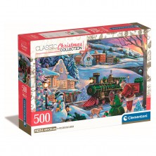 Puzle Tren Santa Claus 500 Piezas