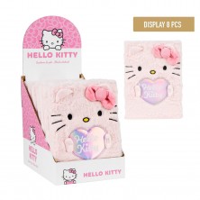 Libreta A5 Hello Kitty con Pelo