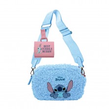 Bolso Borreguillo Azul Stitch