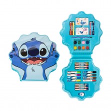 Estuche con Accesorios Papelería Stitch