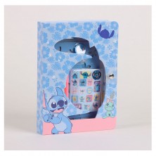 Libreta con Accesorios Papelería Stitch