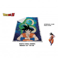 Manta Coral Sherpa Dragon Ball