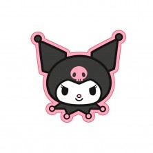 Cojín 3D Silueta Cara Kuromi