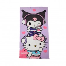 Toalla Playa Microfibra Hello Kitty