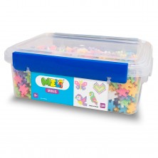 Meli Minis Baúl con 1400 Piezas Pastel