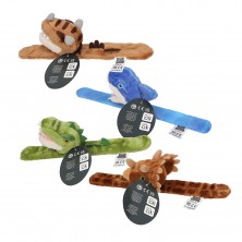Top Model Pulsera Slap Peluche Dino Surtido