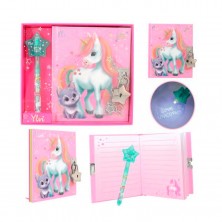 Top Model Diario Unicornio con Boli Secreto