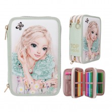 Top Model Estuche Triple Lleno con Bordado Summer Feeling