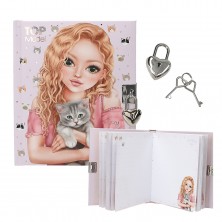 Top Model Diario Secreto Gatito con Candado