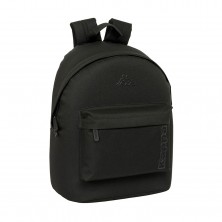 Mochila Grande Negra Kappa 31 x 16 x 41 cm