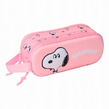 Estuche Doble 3D Snoopy