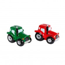Hucha Tractor Cerámica Colores Surtidos