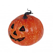 Calabaza Pequeña con Luz 11 cm