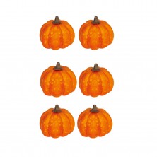 Set 6 Mini Calabazas Lacadas 5 cm