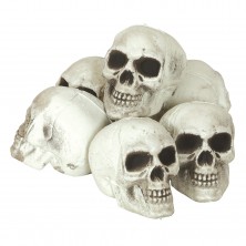 Pack 6 Mini Calaveras 8 cm