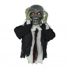 Buzto Zombie con Luz, Sonido y Movimiento 55 cm