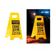 Cartel Plegable "Caution Crime Scene"