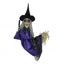 Bruja Colgante con Luz, Sonido y Movimiento 75 cm
