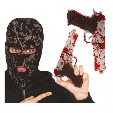 Pistola con Sangre 24 cm