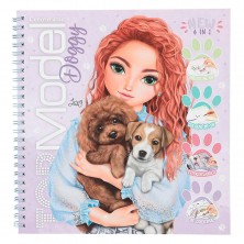 Top Model Cuaderno Colorear Perritos
