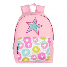 Mochila Júnior Rosa con Estrella