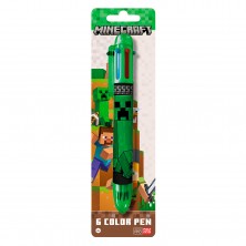 Bolígrafo 6 Colores Minecraft