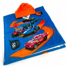 Poncho Playa Algodón Hot Wheels