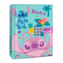 Diario con Código Secreto Stitch
