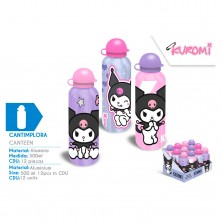 Cantimplora Aluminio Kuromi 500 ml Surtido