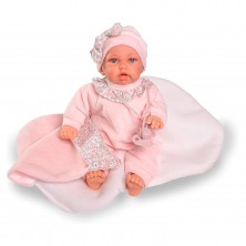 Muñeca Petit con Saquito Dormir 27 cm