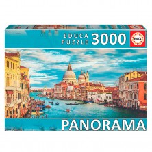 Puzle Panorama Canal Venecia 3000 Piezas