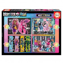 4 Puzles Progresivos Monster High