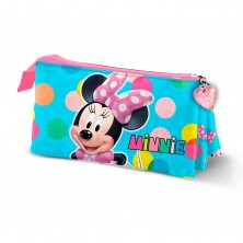 Estuche Triple Minnie Mouse Fancy